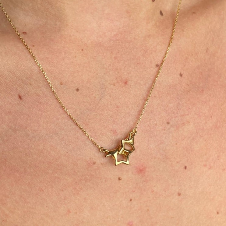 intertwined star necklaces