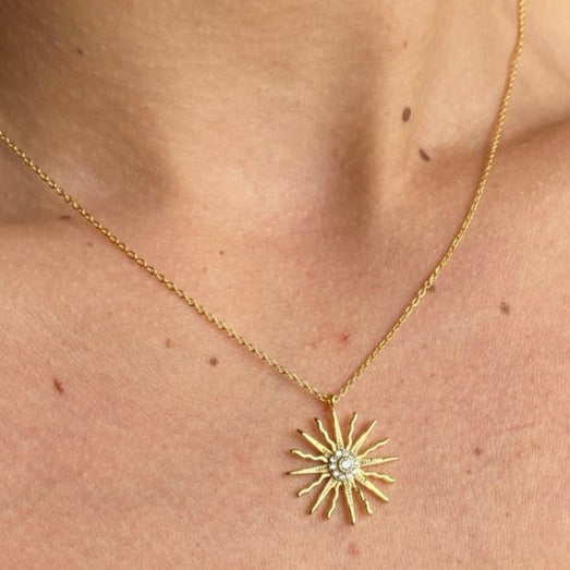 sunburst necklace