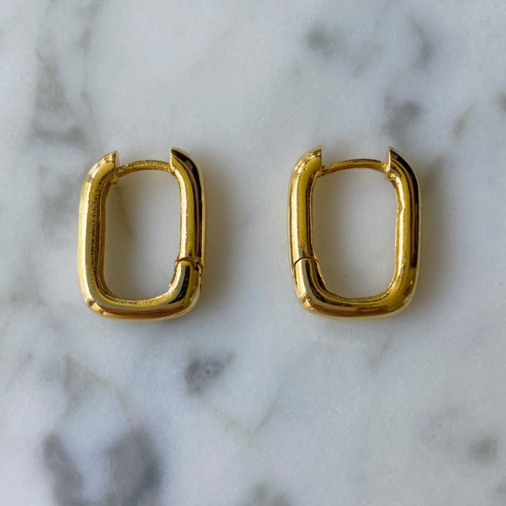 chunky square hoops