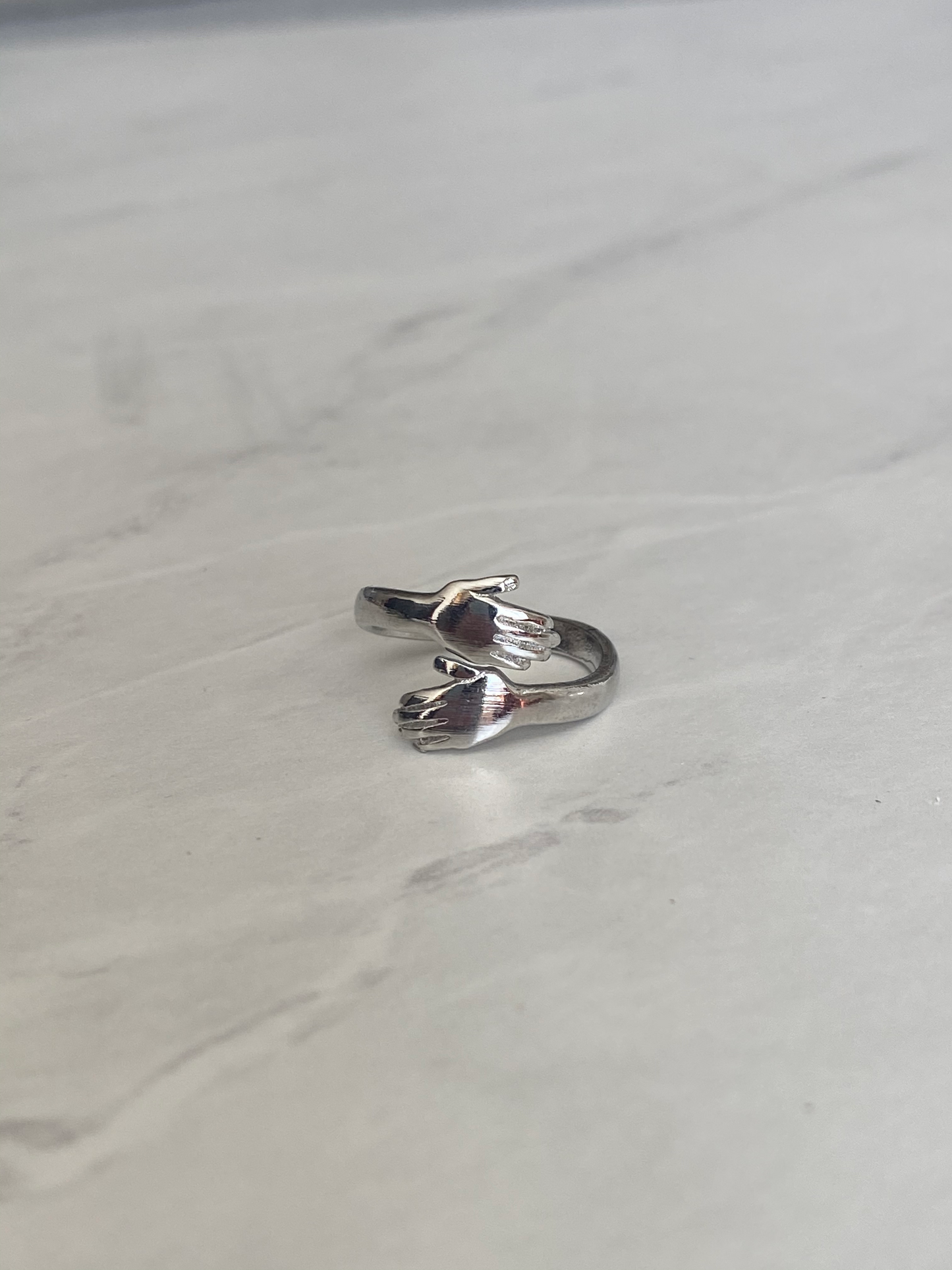 silver embrace ring